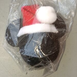 Disney Mickey Mouse In Santa Hat Antenna Topper NIP Vintage